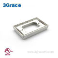 Wall mounting box spacer for GFCI Outlet